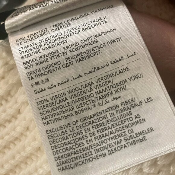 Moncler Berretto Tricot 100% Virginia Wool Beanie Hat - Picture 6 of 10